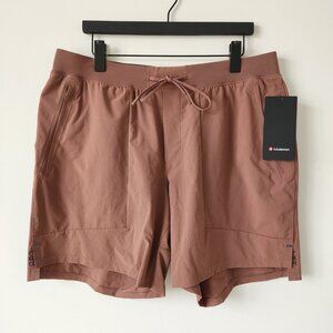 NWT LULULEMON SMTZ Topaz Brown License To Train Shorts 7" Linerless Men's XXL